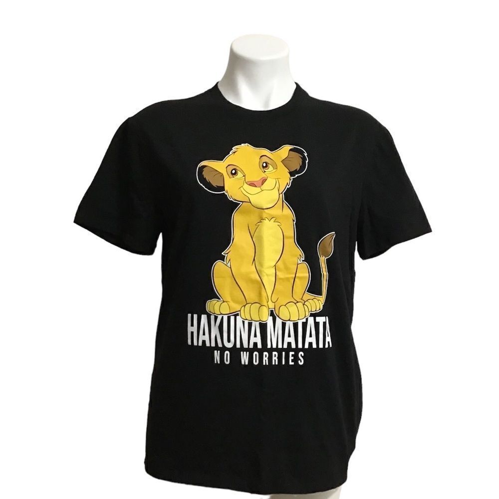 Disney The Lion King HAKUNA MATATA Short Sleeve T-Shirt Size Large